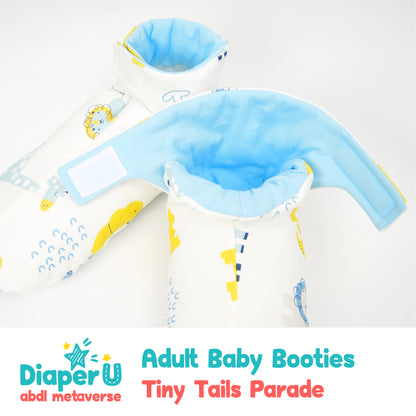ABDL Baby Booties - Tiny Tails Parade