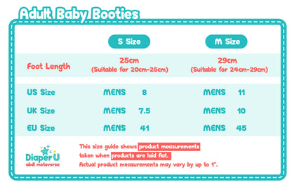 ABDL Baby Booties - Little Dinosaur