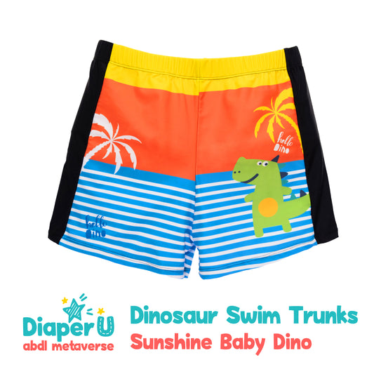 ABDL Adult Baby Pull Up Swim Trunks - Little Unicorn – DiaperU