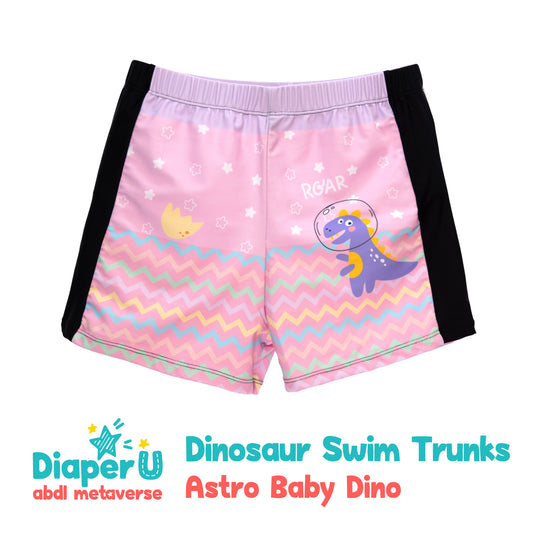 ABDL Dinosaur Swim Trunks - Astro Baby Dino