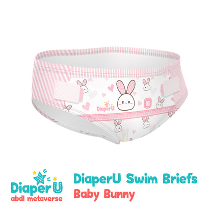 ABDL Swim Briefs - Baby Bunny
