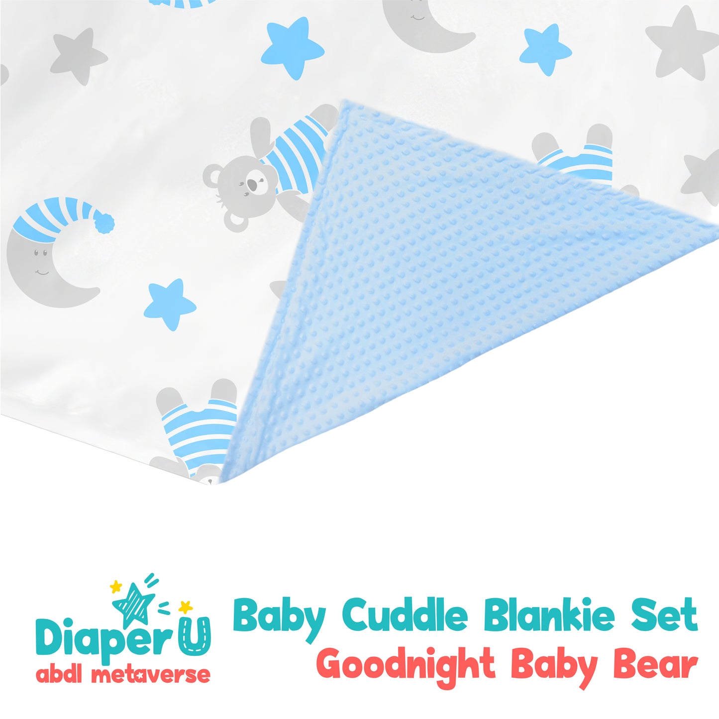 Baby Cuddle Blankie Set - Goodnight Baby Bear