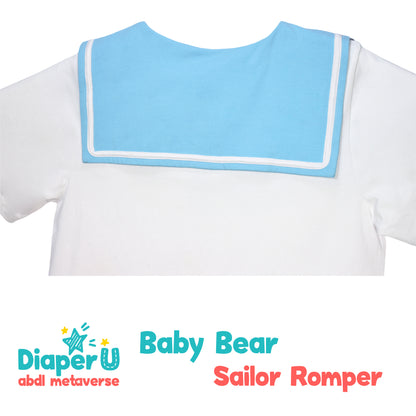 Baby Bear Sailor Romper
