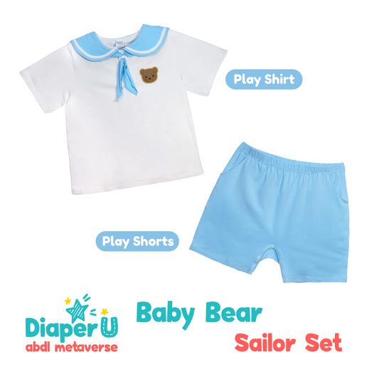 Baby Bear Sailor Set