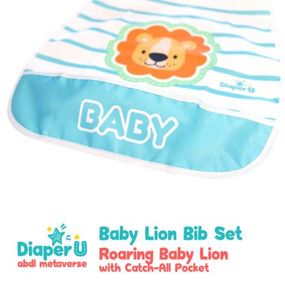 Baby Lion Bib Set (3 Bibs)