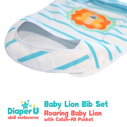 Baby Lion Bib Set (3 Bibs)