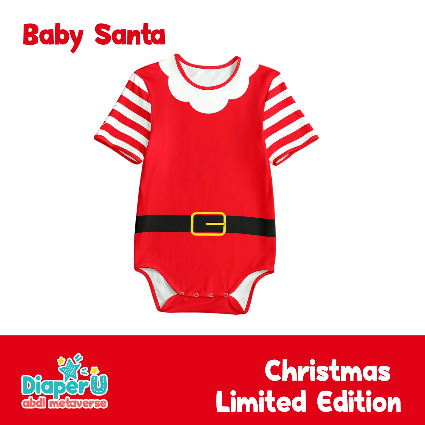 Christmas ABDL Onesie - Baby Santa