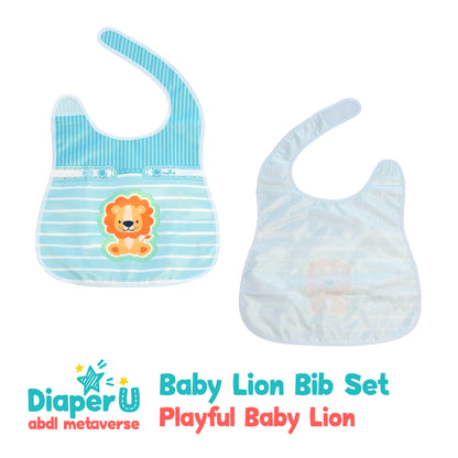 Baby Lion Bib Set (3 Bibs)