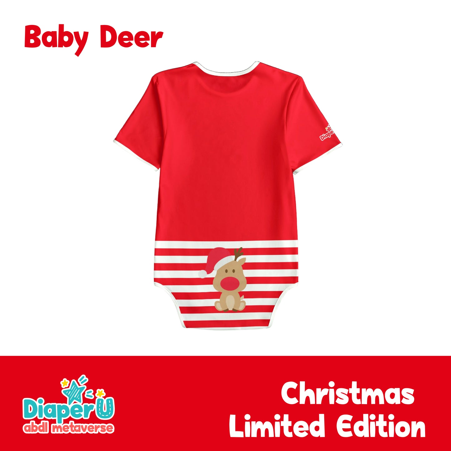 Christmas ABDL Onesie - Baby Deer