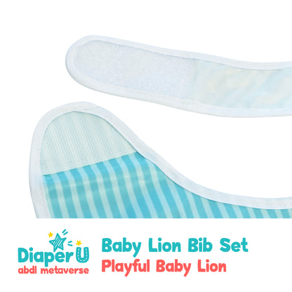 Baby Lion Bib Set (3 Bibs)