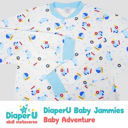 ABDL Footed Jammies - Baby Adventure
