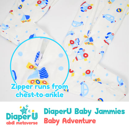 ABDL Footed Jammies - Baby Adventure
