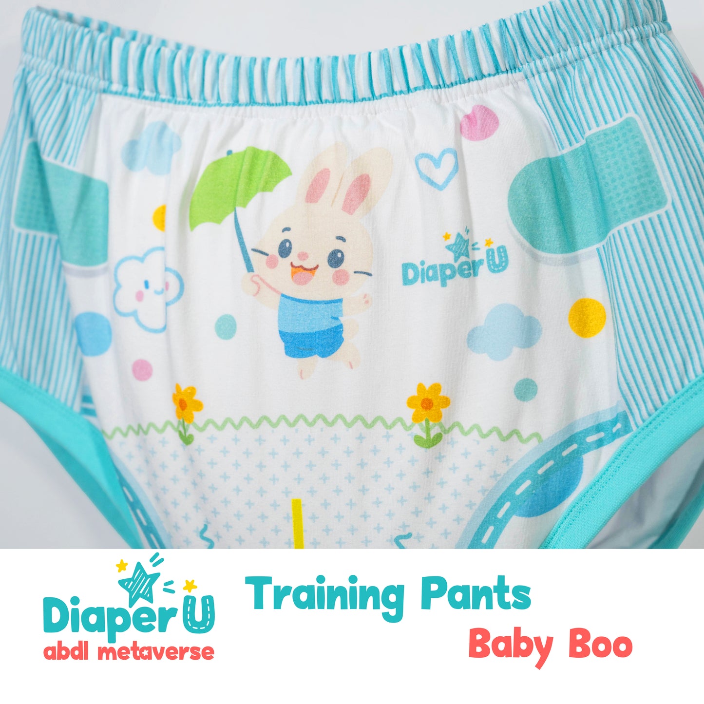 ABDL Training Pants - Baby Boo (Waterproof Version)