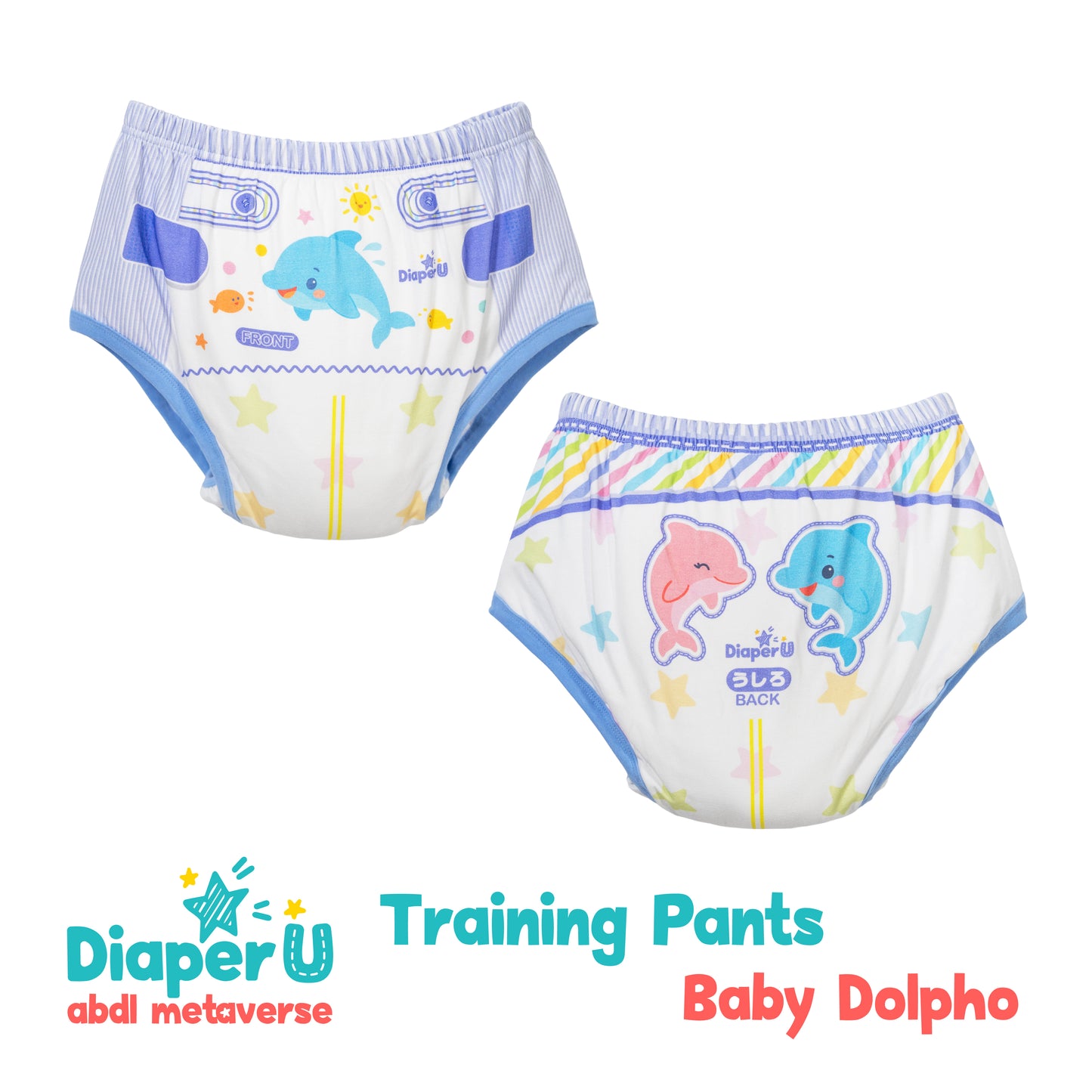 ABDL Training Pants - Baby Dolpho (Waterproof Version)