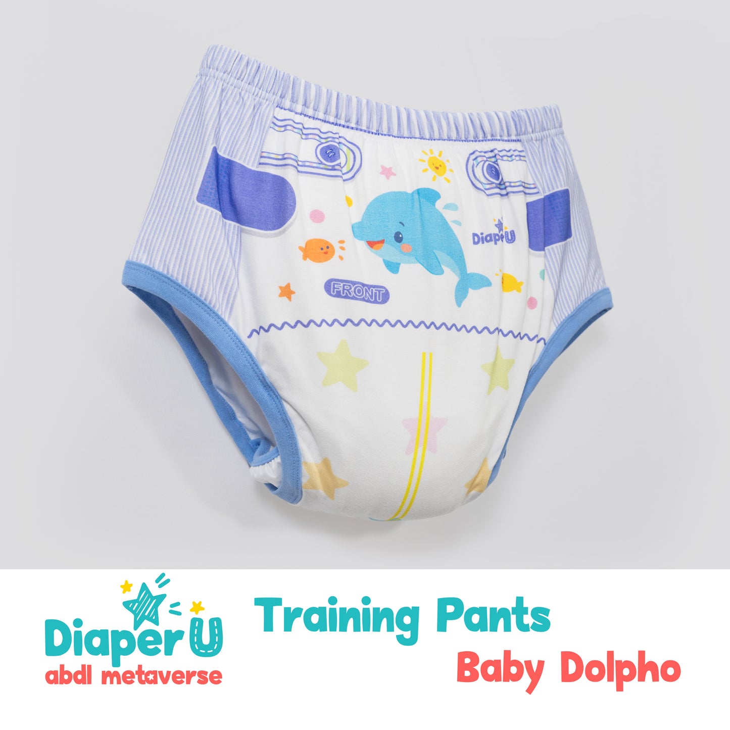 ABDL Training Pants - Baby Dolpho (Waterproof Version)
