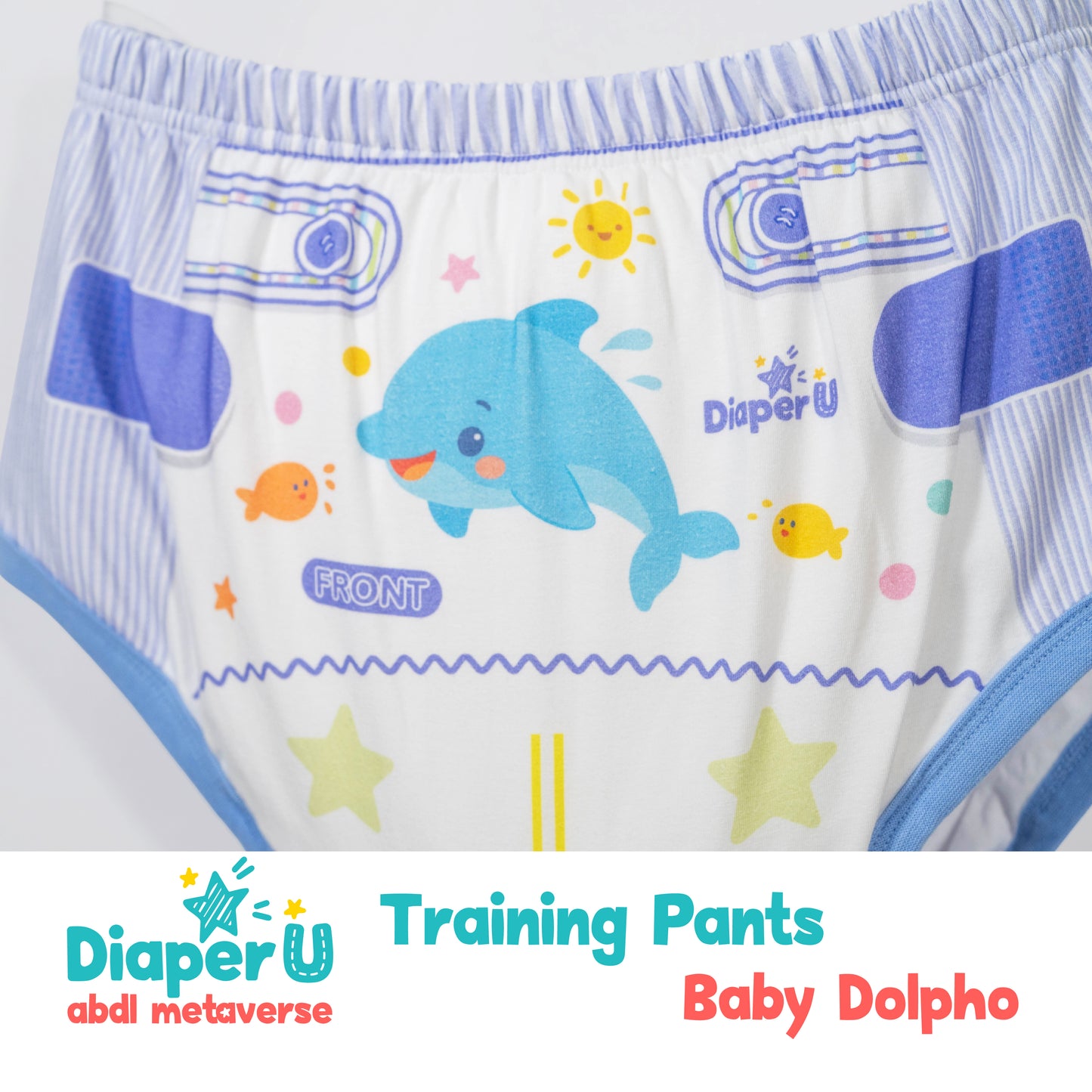 ABDL Training Pants - Baby Dolpho (Waterproof Version)