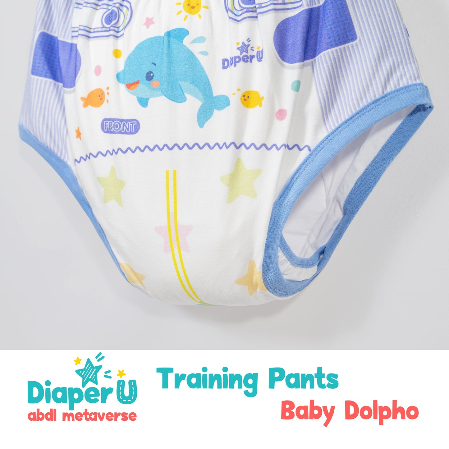 ABDL Training Pants - Baby Dolpho (Waterproof Version)