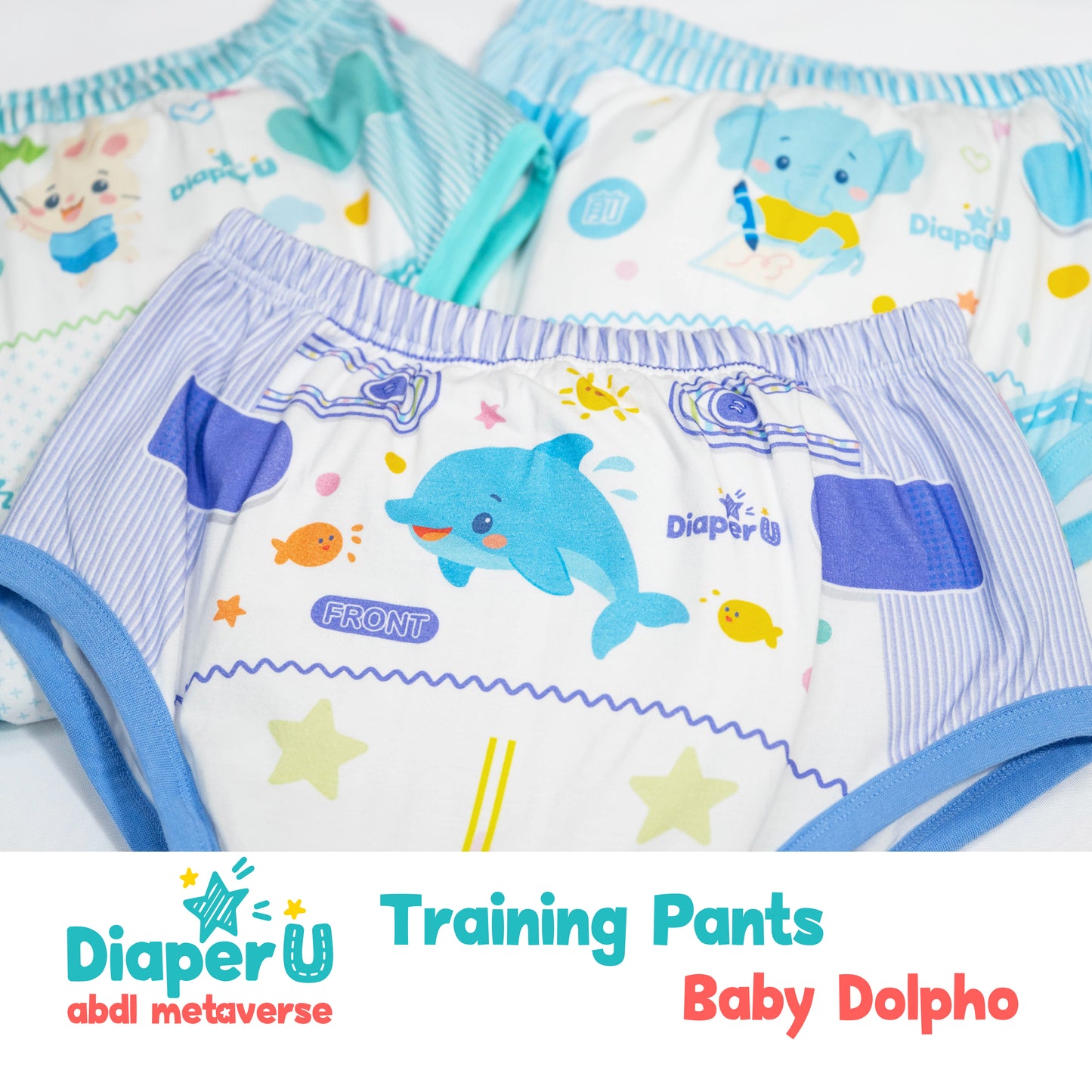 ABDL Training Pants - Baby Dolpho (Waterproof Version)