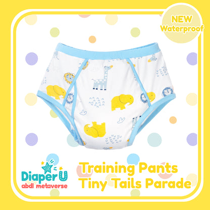 ABDL Training Pants - Tiny Tails Parade (Waterproof Version)