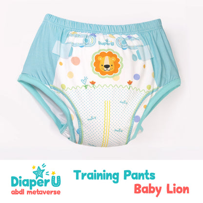 ABDL Training Pants - Baby Lion (Waterproof Version)