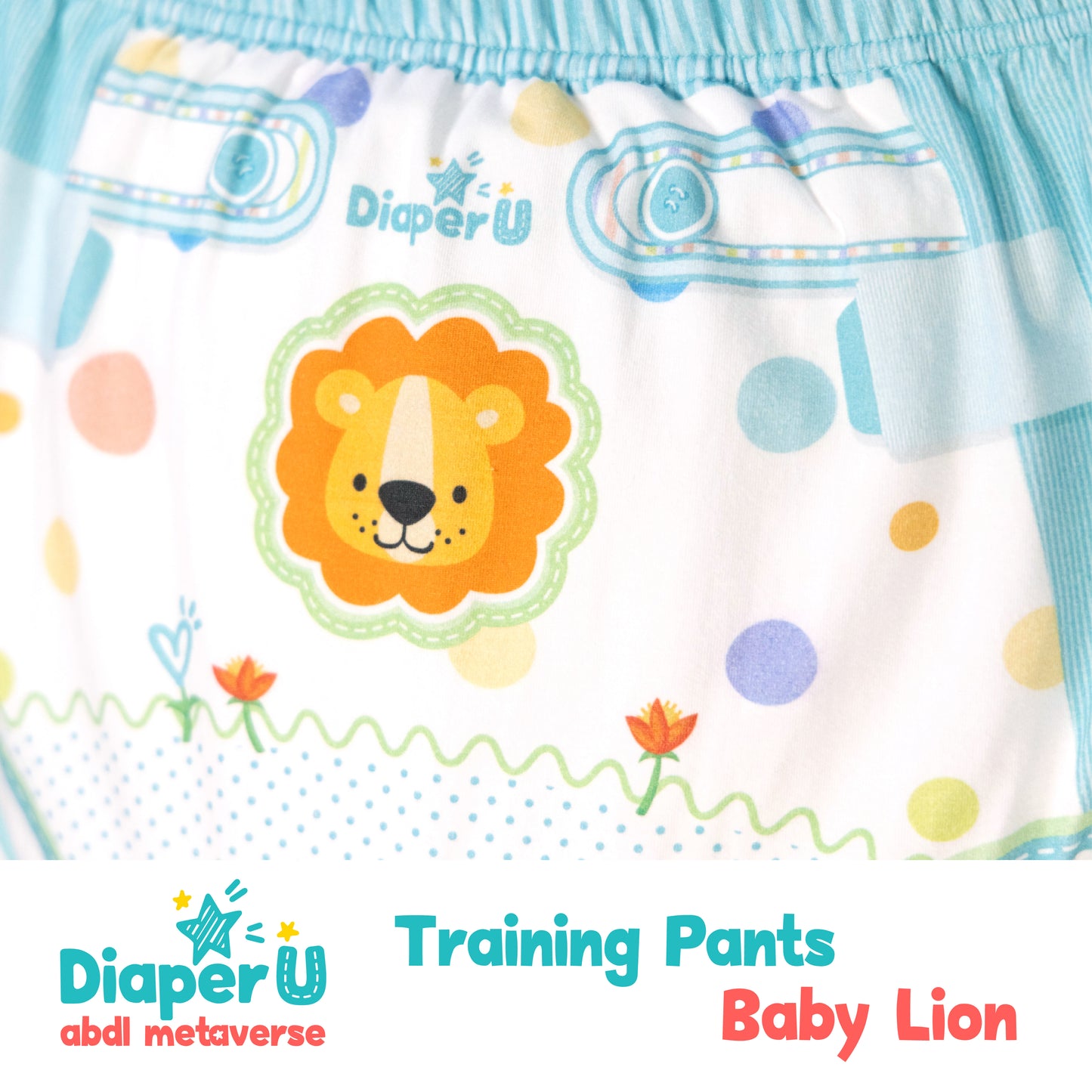 ABDL Training Pants - Baby Lion (Waterproof Version)