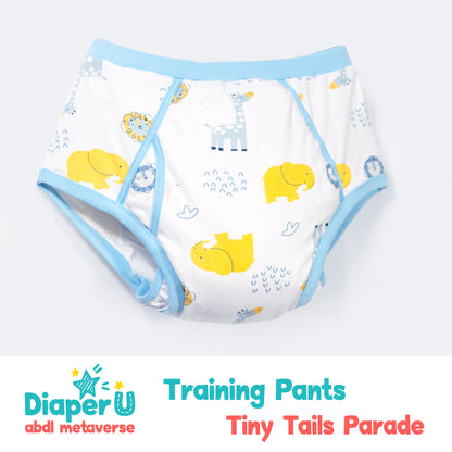 ABDL Training Pants - Tiny Tails Parade (Waterproof Version)