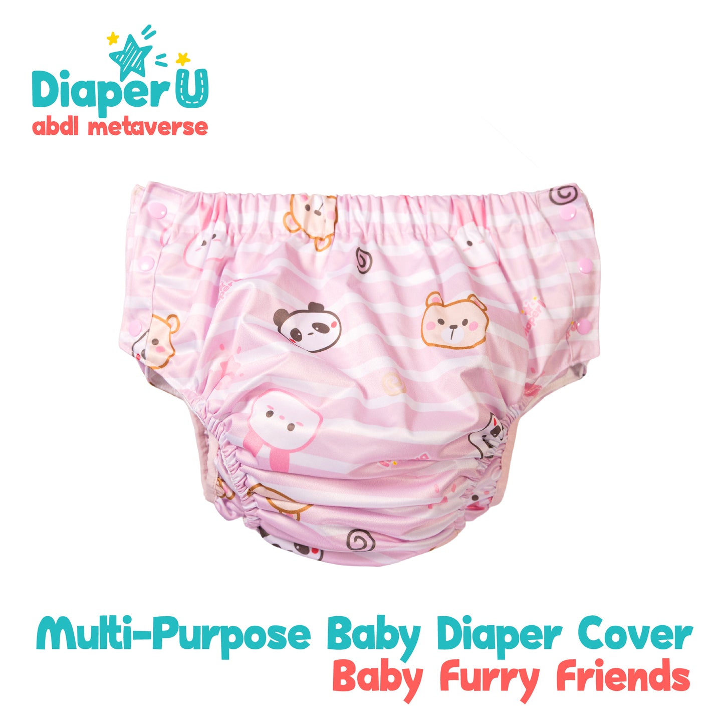 Baby Furry Friends Multi-purpose Baby Diaper Cover