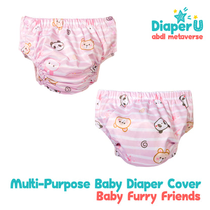 Baby Furry Friends Multi-purpose Baby Diaper Cover