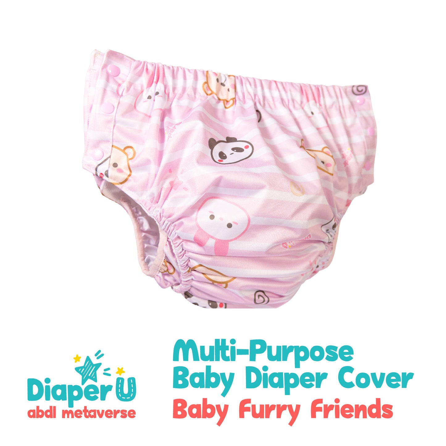 Baby Furry Friends Multi-purpose Baby Diaper Cover