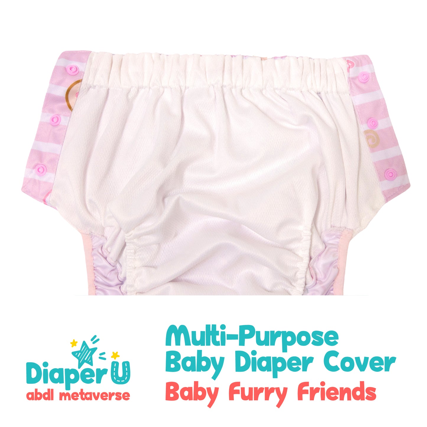 Baby Furry Friends Multi-purpose Baby Diaper Cover