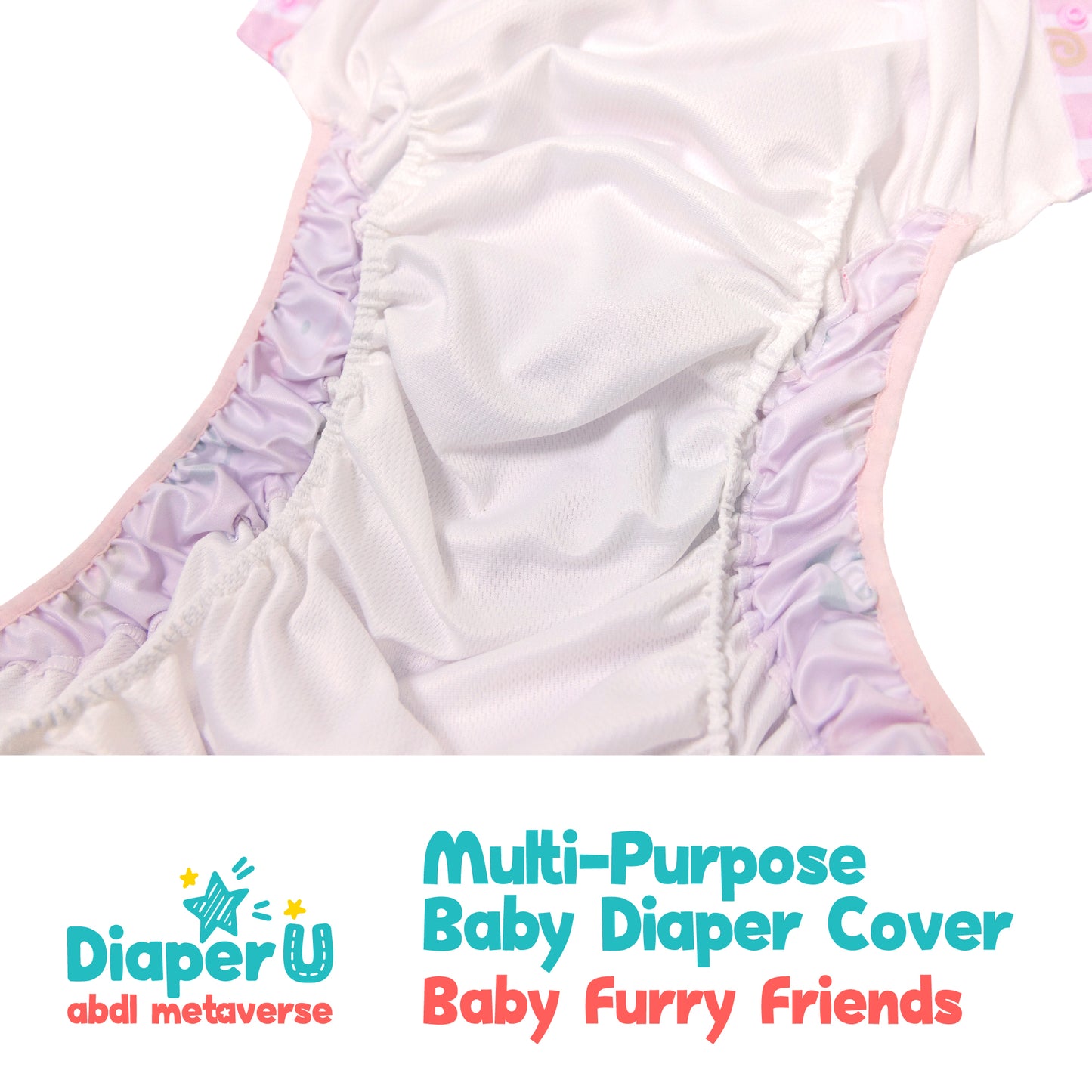 Baby Furry Friends Multi-purpose Baby Diaper Cover