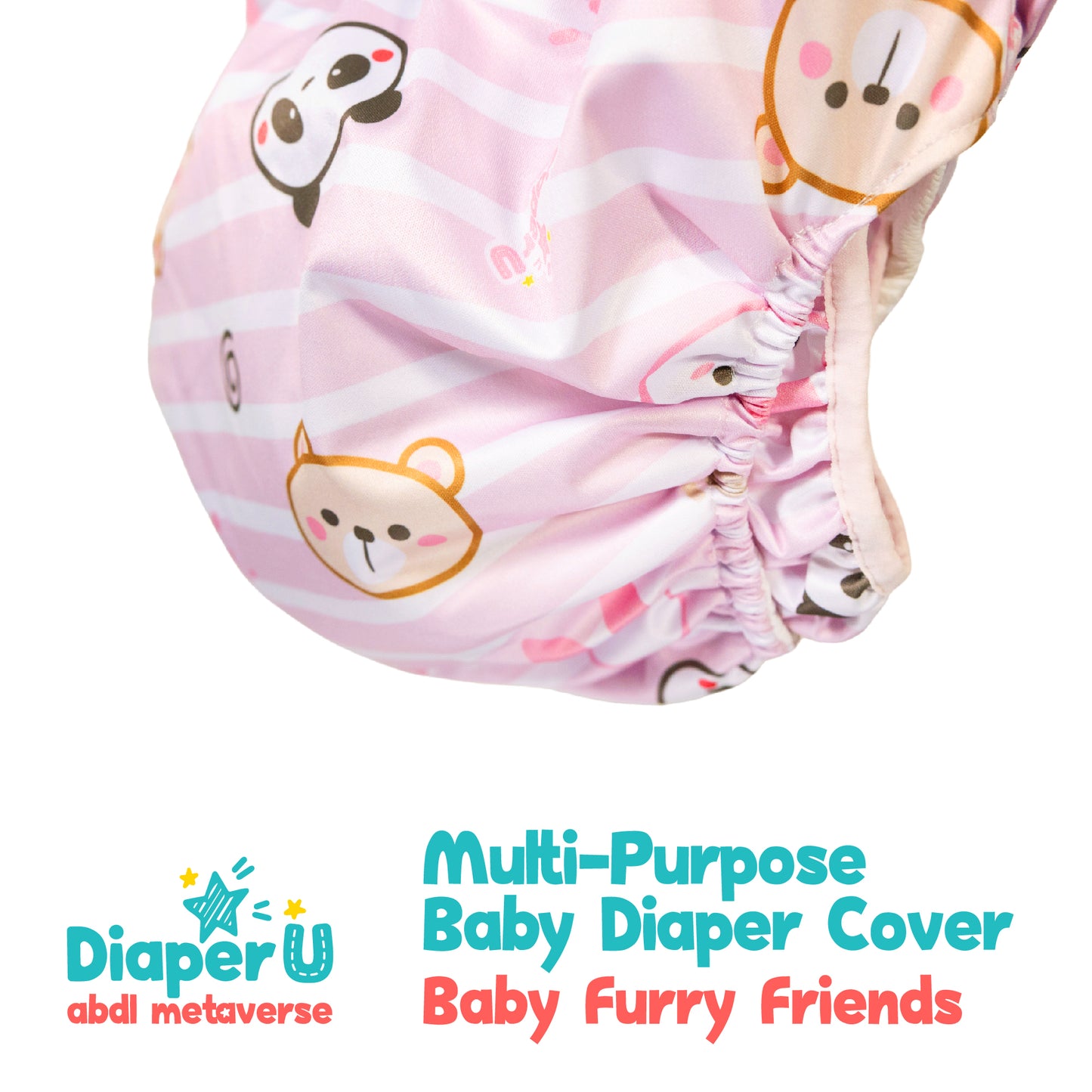 Baby Furry Friends Multi-purpose Baby Diaper Cover