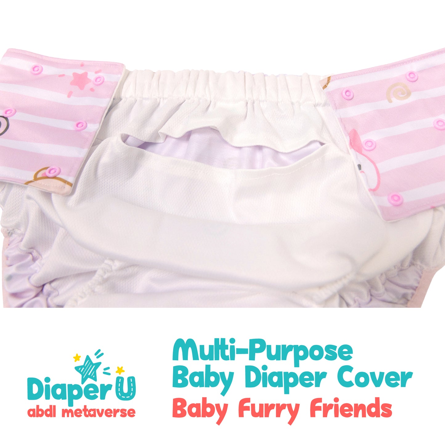 Baby Furry Friends Multi-purpose Baby Diaper Cover