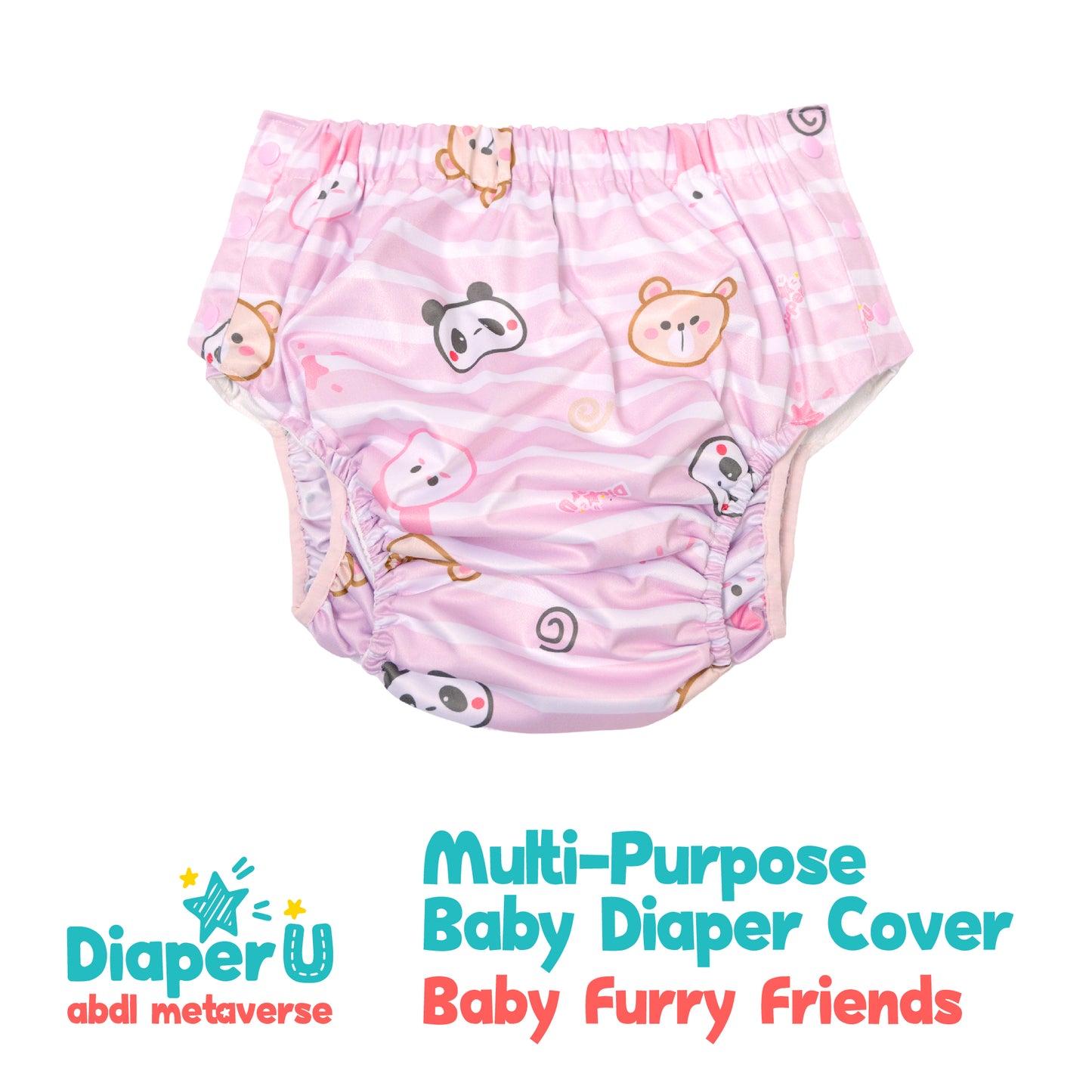 Baby Furry Friends Multi-purpose Baby Diaper Cover