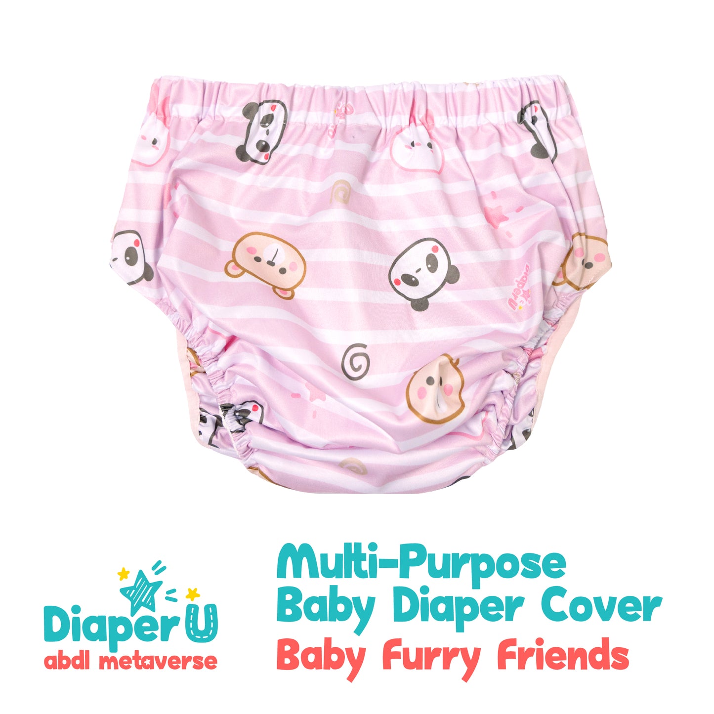 Baby Furry Friends Multi-purpose Baby Diaper Cover