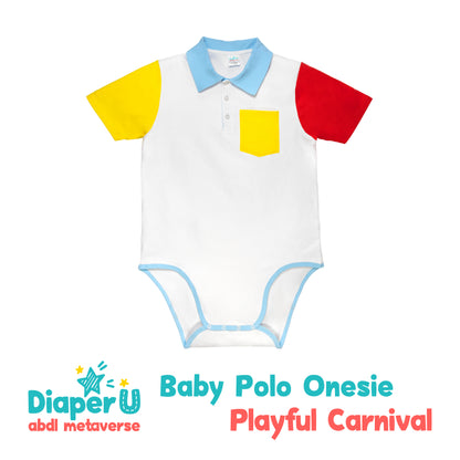 ABDL Polo Onesie - Playful Carnival