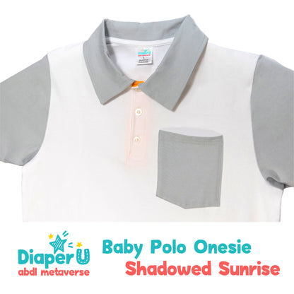 ABDL Polo Onesie - Shadowed Sunrise