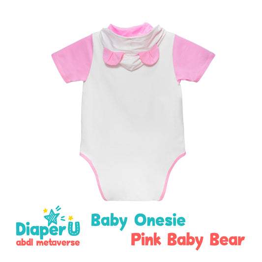 ABDL Onesie - Pink Baby Bear