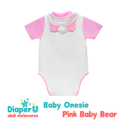 ABDL Onesie - Pink Baby Bear