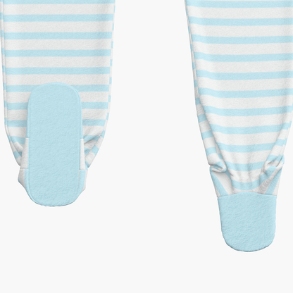 BabyCloudie Plush Fleece Footed Jammies - Baby Bear