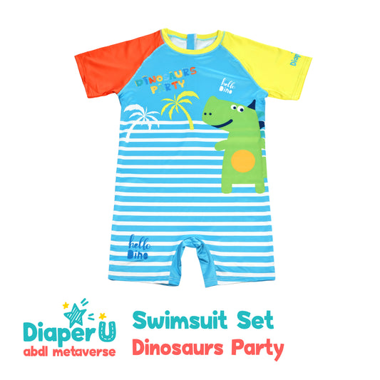 ABDL Swimsuit Set - Dinosaurs Party (Limited Edition)