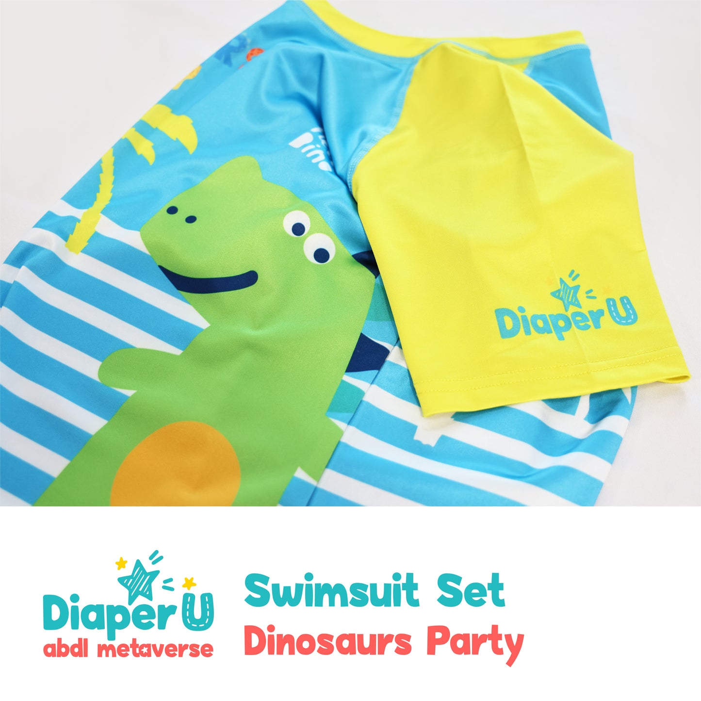 ABDL Swimsuit Set - Dinosaurs Party (Limited Edition)