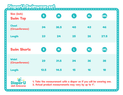 ABDL Swimsuit Set - Safari Splash (Limited Edition)