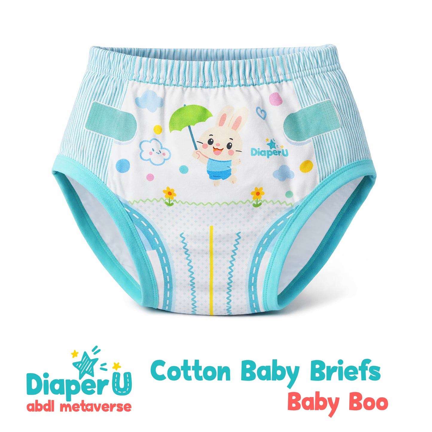 ABDL Cotton Baby Briefs - Baby Boo
