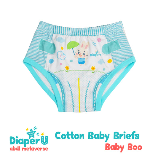 ABDL Cotton Baby Briefs - Baby Boo
