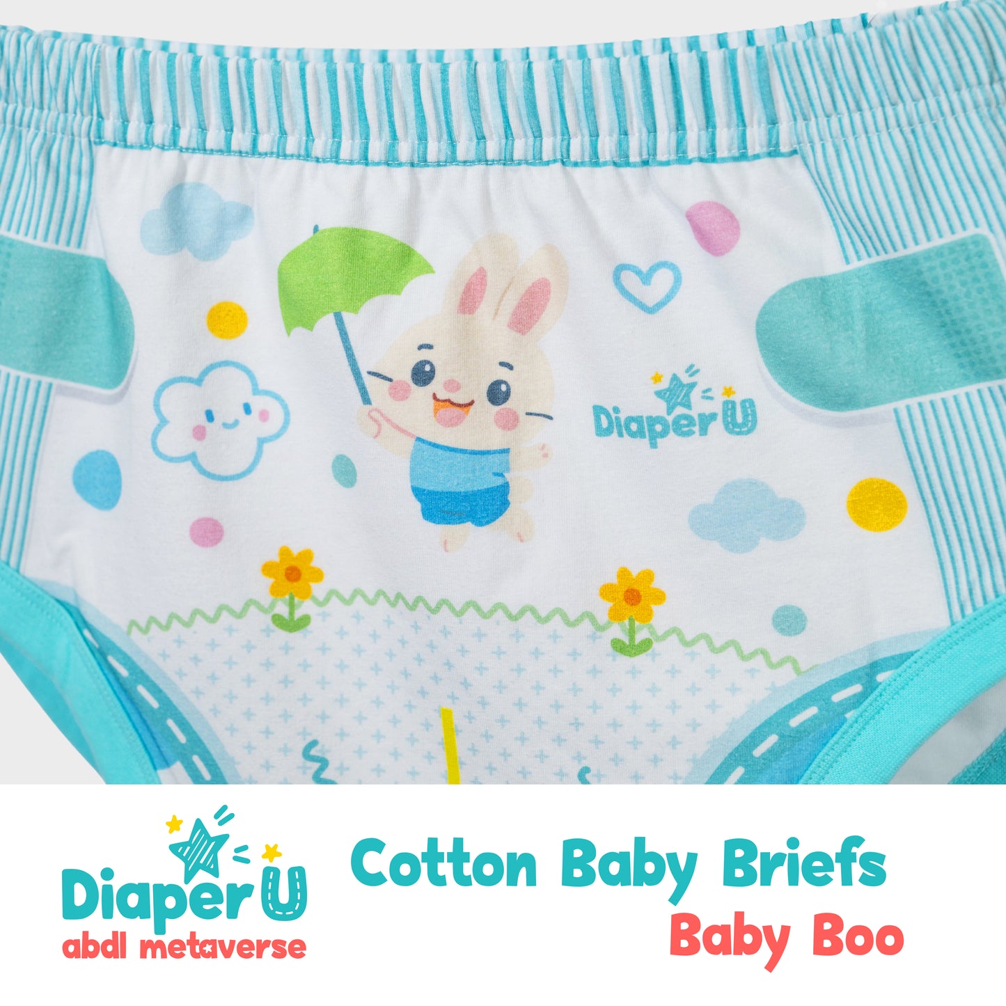 ABDL Cotton Baby Briefs - Baby Boo