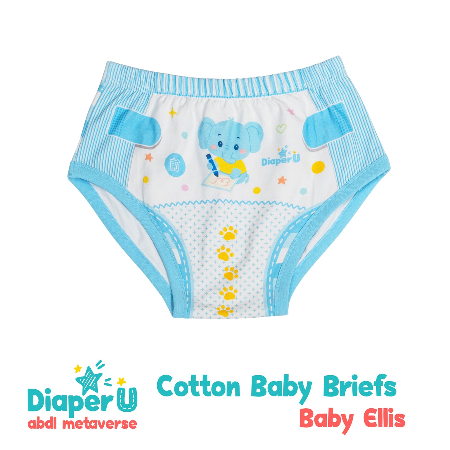 ABDL Cotton Baby Briefs - Baby Ellis