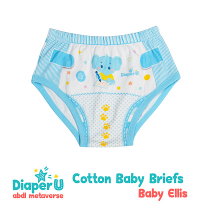 ABDL Cotton Baby Briefs - Baby Ellis