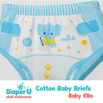ABDL Cotton Baby Briefs - Baby Ellis