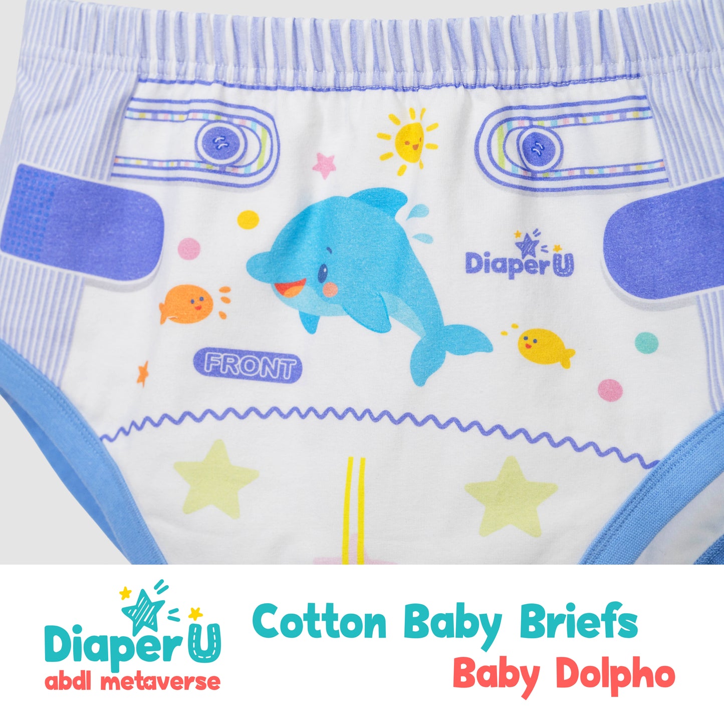 ABDL Cotton Baby Briefs - Baby Dolpho